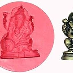 Claysphere Kaveesha Ganesha Silicone Mould (Small) for Clay Ganesha Idol Making/Ecofriendly & Easy to Make/Art & Craft Mold-picture-14
