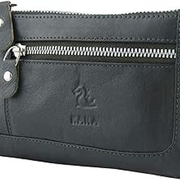 Olive Genuine Leather Wallet for Women - Zipper Hand Purse for Ladies - Clutch for Women-image-7