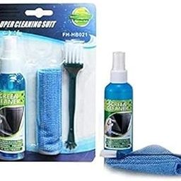 Lapster 3 in 1 Screen Cleaning Kit with Brush and Micro Cloth for PC, laptops, LCD led mobiles and TV (80ML)-23