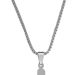 Religious Lord Gautam Buddha Meditation jewelry Personalised Gift Silver Stainless Steel Pendant Necklace Chain For Men And Women LC232-image-43