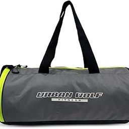 Urban Wolf 26L Gym Duffle Bag | Unisex Grey & Green Zipper | Separate Shoe Compartment | Quick Access Pocket | Durable Polyester | Multi-Functional Sports & Travel Bag | Dimensions 49x23x23 cm-image-69