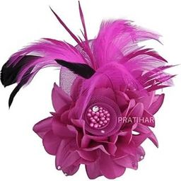 Present Fascinator Hats for Women - Flower Mesh Ribbons Feathers on a Headband and a Clip Tea Party Headwear for Girls and Women - Multicolored-image-85