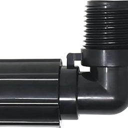 AppliaFit 90-Degree NPT Tube Fitting with Nut Compatible with Pentair R172272Z for Select Chlorine/Bromine Automatic Feeders (1-Pack)-picture-17