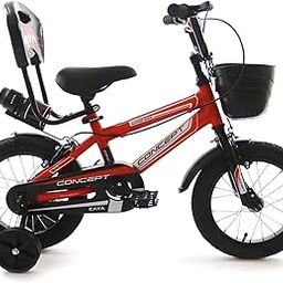 CAYA Concept 14T Cycle for Kids Aged 3 to 8 Years | Caliper Brakes with Adjustable Seat & Training Wheels | Sturdy Frame Bicycle for Girls, Boys | 85% Assembled & Easy Self-Assembly-(Smart Red)-image-61