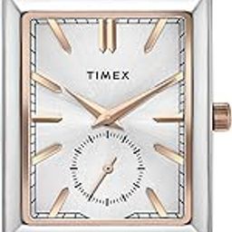 Analog Watch for Men with Rectangle Dial & Water Resistant Man's Wrist Watches-image-3