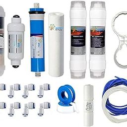 Complete 80 GPD RO Water Purifier Service Kit – Universal RO Filter Set | Compatible with All RO + UV + UF Water Purifiers | High-Efficiency Filtration | Easy Installation-0