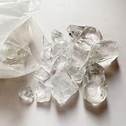 FANKAARLOK Crushed Glasses for Resin Art Material for All The Artists Out There| Quantity : (250gm) Crystal Clear | (9 x 15 mm)-image-95