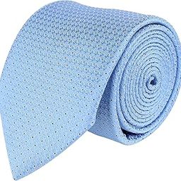 Kavove The Fine Line Twin Shade Abstract Cyan Necktie For Men-image-64