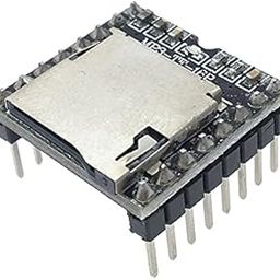 xcluma DFPlayer Mini MP3 Player Module MP3 Voice Decode Board Supporting TF Card U-Disk IO/Serial Port/AD MP3-TF-16P-4