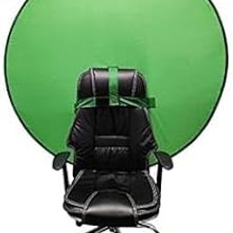 MVPRO Green Screen on Chair Background Screen 4.65ft Backdrop Green for Zoom Virtual Round Background,Photography, Live Streaming,Game Live,Online Video Meeting, Zoom, Croma.-picture-19