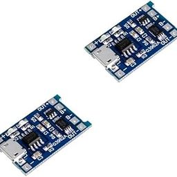 Robocraze TP4056 1A Li-Ion battery charger module with protection (Pack of 2)-image-5