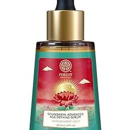 Forest Essentials Soundarya Anti Ageing Serum with 24K Gold | Ayurvedic Face Serum for Firming & Toning the Skin | With Gold Bhasma & Herbal Extracts-31