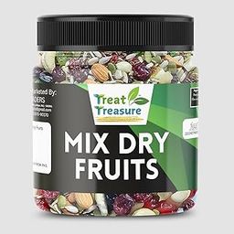 Mixed Dry Fruits with Seeds | Premium Trail Mix of Almonds, Balck Raisins, Cashewnuts, Canberries, Green Raisins, Pumpkin, Sunflower, Chia Seeds & Many More | Nut Mix | Resuable Jar (1 Kg Box, Mix Dry Fruit With Seed)-image-31