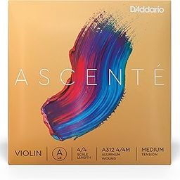 D'Addario Ascent Violin A String, 4/4 Scale, Medium Tension-58