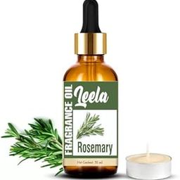 Leela Rosemary Essential Oil 100% Pure & Natural -30ml Therapeutic Grade for Hair & Skin Care, Diffuser Aromatherapy, Soap Making, Candle Making (Rosemary 30ml)-image-44