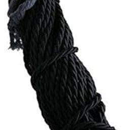 AOW ATTRACTIVE OFFER WORLD Leg Guard Rope, Extra Long 28 Meters Long & Heavy Leg Guard Rope (Black) FOR Royals Enfiield Bullet and all Other Bikes-12