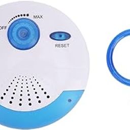 VGEBY Shower Radio, 360 Degrees Surround Sound Shower Radio Speaker IPX7 Waterproof Portable FM Radio with Top Handle for Bathroom Outdoor, VGEBYik758ymctu-30