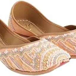 Women's Traditional Punjabi Jutti | Handmade Ethnic Footwear | Stylish & Comfortable Jutti for Women & Girls | Wedding Mojari | Indian Jutti-image-82