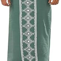 CRYSTAL HEAL Kangura Men’s Dhoti in Green & white | Block Printed Border Cotton Dhoti with Bohemian Hippie Vibes | Traditional Ethnic Wear for Festive, Wedding, Casual, and Cultural Occasions-image-45