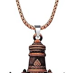 Lord Venkateshwara Metal Pendant With 22 Inch Box Stainless Steel Chain | Balaji Necklace for Men & Women | Hindu Religious Spiritual Jewelry-image-99