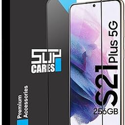 SupCares Military-Grade Gorilla Tempered Glass Screen Protector for Samsung Galaxy S21 Plus (6.7 Inch) With Installation Kit | Edge to Edge Coverage | Black-image-5