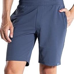 Textured Shorts for Men, Microfiber Running, Quick Dry Gym Workout, Hidden Pocket with Zipper Sports, Polyester-picture-32