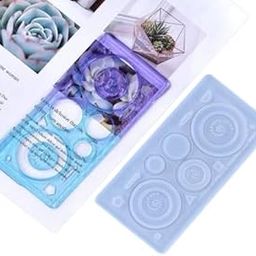 DIY Ruler Silicone Mold for Resin Crafts ? Make Your Own Customized Ruler with Crystal Clear Epoxy Mould |Reusable Silicone Scale Mold for Students, Teachers, Artists, and Crafters-15