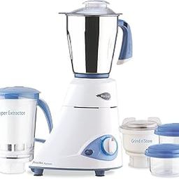 Preethi Blue Leaf 110 Volts Mixer Grinder, White, 550 Watts-picture-15
