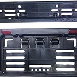 Bike Number Plate Plastic Frame or Holder for Hight Security Number Plate for Bike | IND Number Plate Frame (Standard Size for All Bikes)-image-0