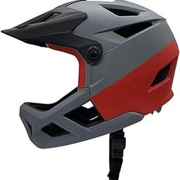 Unisex Lightweight Full-Face Mountain & Road Bike Helmet with Adjustable Visor, Goggle Port, Enhanced Ventilation, Durable PC+EPS Construction, 55-59CM Size Range, Simple Yet Safety Gear for Cyclists-image-44