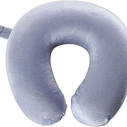 Blue Memory Foam Travel Neck Pillow-10
