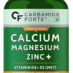 Carbamide Forte Calcium & Vitamin D3 Tablets | Calcium Magnesium Zinc - Bone Health & Joint Support - 120 Tablets-5