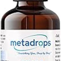 MetaDrops Silica Liquid Drops – 20mg per Serving | Collagen Booster for Hair, Skin, Nails & Joints | Fast-Absorbing & Vegan-Friendly Supplement- 50ml-16