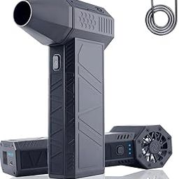 Zilotyshopping Super Fan 130000 RPM, Portable Mini Jet Blower with 3 Adjustable Speeds, Cordless Air Blower Car Dryer, Computer, Keyboard, Lens-image-31
