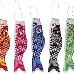 GAH 55-150cm Various Japanese Windsock Carp Flag Koi Nobori Sailfish 150cm Blue-image-81