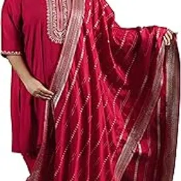extra love by libas Women's Silk Blend Kurta Sets-picture-6