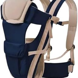 ABIMAA 4-in-1 Adjustable Kids Wrap Bag | Multiple Carry Positions: Front, Back, Hip | Comfortable & Adjustable with Safety Belt and Buckle Straps (Blue)-picture-10