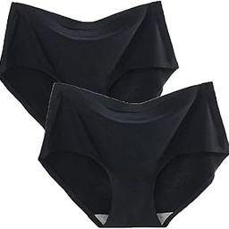 Womens Seamless Ice Silk Sexy Soild Color Plus Size Full Coverage Panties-picture-13