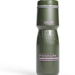 CamelBak Podium Chill Insulated 24oz Bike Water Bottle - Easy Squeeze Bottle - Fits Most Bike Cages, Deep Fern-picture-15