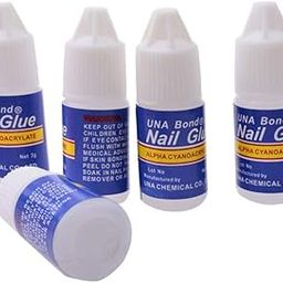 MAPPERZ Artificial Nail Strong Glue for Fake Nails/Professional Acrylic Nail Art Glue Manicure Tool For Fake/False Nails Adhesive (SET OF 5)3g-1