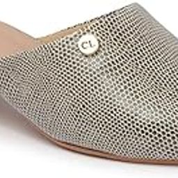 Women's Square Toe Chic Animal Print Block Heel Mules-picture-5