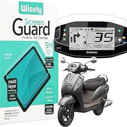 Wisely Premium Speedometer Screen Guard for Suzuki Access 125 BS6 Bluetooth Edition Scooter Instrument Cluster Scooty Digital Meter Protector, HD Clear, Easy Installation-image-85