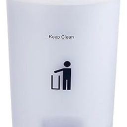 MIXEN 9L Plastic Waste Paper Basket, Blue Round Small Trash Can Wastebasket Garbage Paper Bin For Kitchen Home, Bedroom, Bathroom, Cabinet, Office, Camping and Outdoor-picture-17
