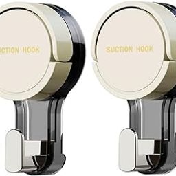 Melissa & Doug Ultra-Strong Vacuum Suction Hook Heavy-Duty,No-Drill Hanging Solution for Bathroom Kitchen and Home Organization and Damage-Free (Do Not Stick On Painted Wall) (Pack of 02)-image-29