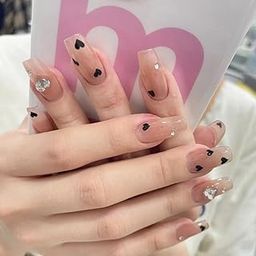 Havilah Nail Sticker Patch 24pcs/box Handmade Nail Glitter Nail Jelly Glue Finished Patch Wear Tool Bag Model 14-image-91