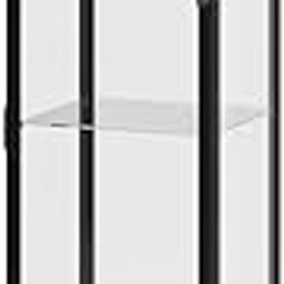 MARIAS KOMMERCE BLÅLIDEN Glass-Door Cabinet, Black, 35x32x151 cm (13 3/4x12 5/8x59 1/2 ")-image-32