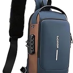 Crossbody Bags For Men Waterproof Shoulder Bag Men Side Bags For Women Stylish Sling Bag For Man With Usb Charging Port Anti Theft Backpack Bag For Women-image-5