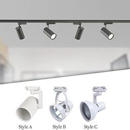 HEAVENGLOW Par30 LED Track Light Shade Cover Bracket E27 Screw Adapter White Accessory Style A-image-94