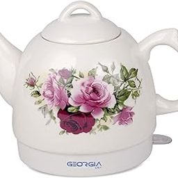 GeorgiaUSA GH ECK 110 RD 1000 Watt Electric Ceramic Kettle 1.0 liter- (Colour- Pink and Off-White)-image-68
