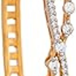 Fashion Jewellery White Rodium-Gold Polished Zircon Kada With Locking System |Best For Gifting, Bride, Bridemaids & Special Occasion | Zircon Kada For Women - 412496-image-95